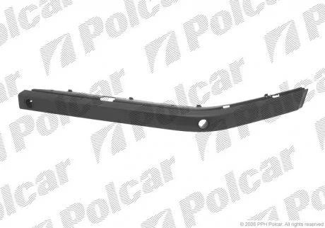 Накладка бампера лівий | BMW 7 E38, 94- Polcar 20220711