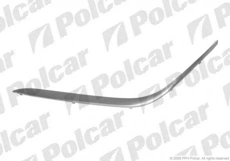 Молдинг накладки бампера лівий | BMW 7 E38 94- Polcar 2022077