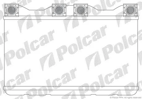 Радіатор опалення салону BMW 7(E38) Polcar 2022N8-1