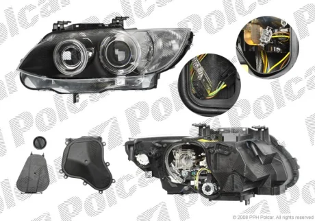 Фара основна | 3 (E92/93) 06-10 Polcar 204110U
