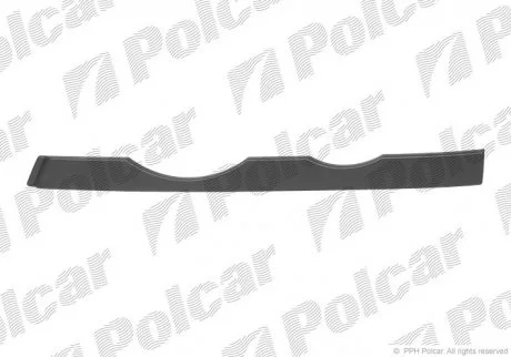 Накладка під фару (вія) BMW X5, 99- Polcar 2050062
