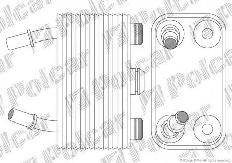 Радіатор масла Polcar 2050L81X