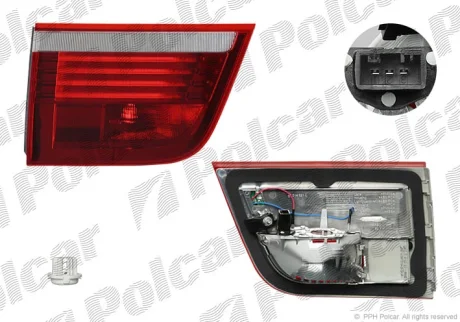 Ліхтар задній | X5, 10.06- Polcar 2051871U