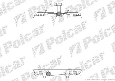 Радіатор охолодження Polcar 2301083X