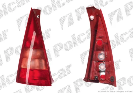 Ліхтар задній | CITROËN C3, 02- Polcar 231588E