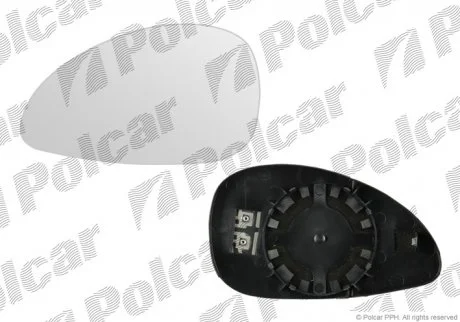 Вставка зовнішнього дзеркала лівий | CITROËN C4, 05-08 Polcar 2329547M