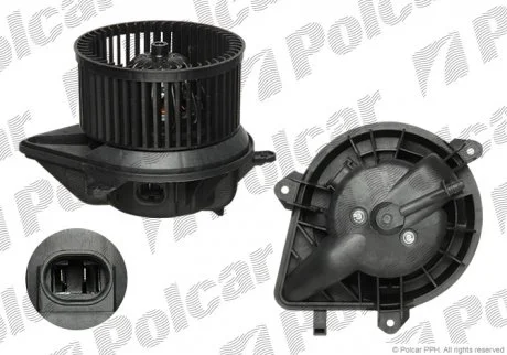 Вентилятор салону Citroen Berlingo/Peugeot Partner 96-15 +AC Polcar 2351NU-1