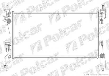 Радіатор охолодження Polcar 2391082