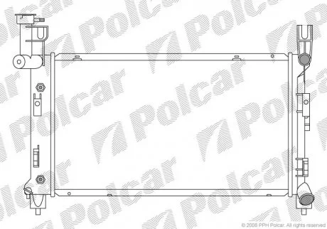 Радіатор охолодження Polcar 2400084