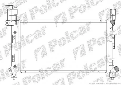 Радіатор охолодження Polcar 2400085