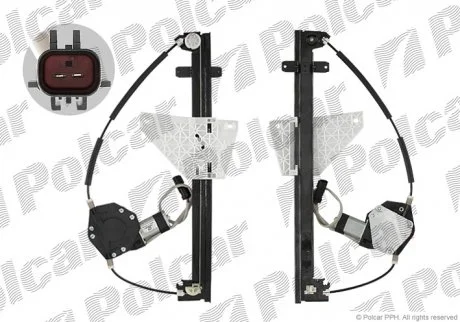 Склопідйомник електричний Polcar 2405PSE8