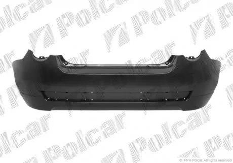 Бампер задній AVEO HB, 04.08- Polcar 2515961