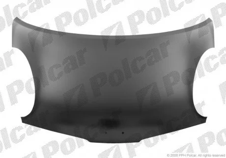 Капот NISSAN MICRA K12 03- Polcar 270703