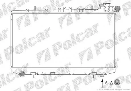 Радіатори охолодження | PRIMERA (P10), 06.90 Polcar 2728083