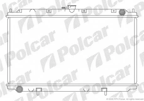 Радіатор охолодження Polcar 2732082