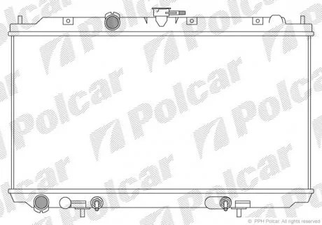 Радіатор охолодження Polcar 2734082