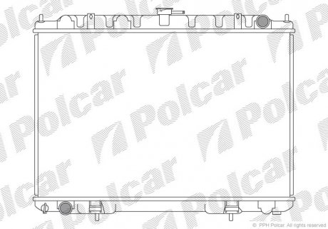 Радіатор охолодження Polcar 2746085