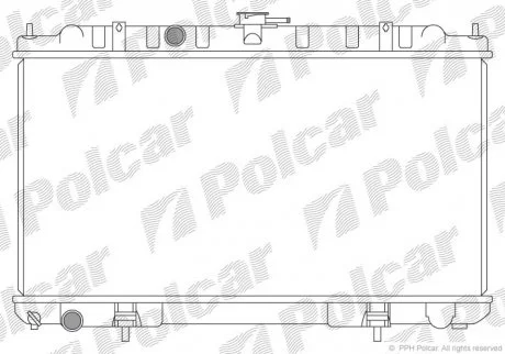 Радіатор охолодження Polcar 2755089