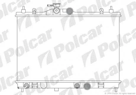 Радіатор охолодження Polcar 2758081 (фото 1)