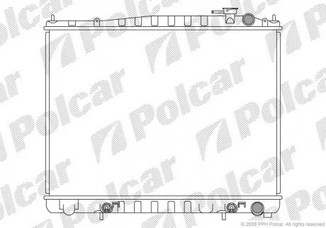 Радіатор охолодження Polcar 2769083