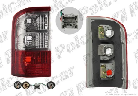 Ліхтар задній | PATROL, 01.03-08.04 Polcar 277888E
