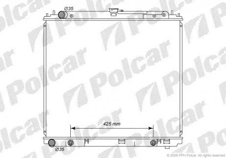 Радіатор охолодження Polcar 2782082K