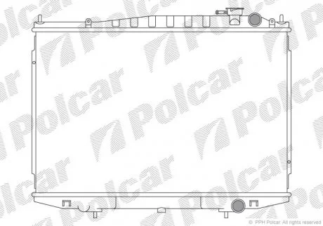 Радіатор охолодження Polcar 2796081