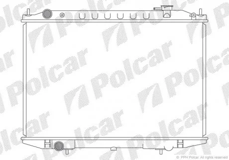 Радіатор охолодження Polcar 2797081