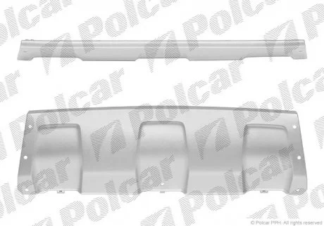 Захист бамперу нижній Polcar 28203417