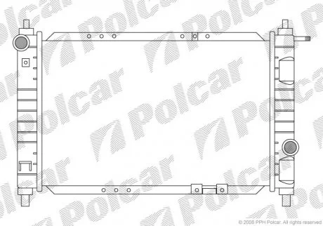 Радіатор охолодження Polcar 290208