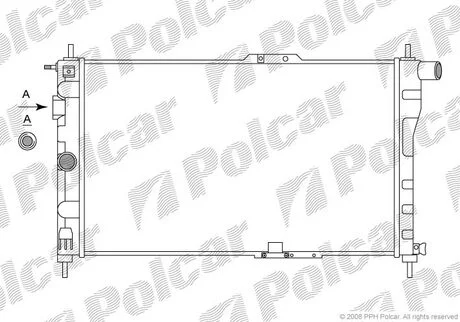 Радіатори охолодження NEXIA Polcar 291008A1