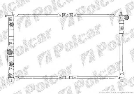 Радіатор охолодження Polcar 292308A2
