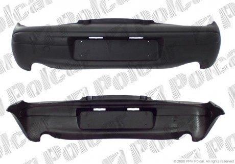 Бампер задній FIAT SEICENTO, 98-10 Polcar 300296 (фото 1)