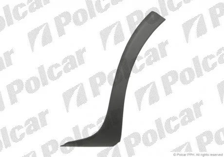 Накладка бампера FIAT PANDA, 03- Polcar 30030716