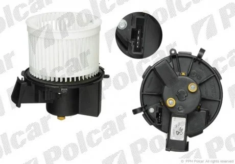 Вентилятор кабіни | PANDA / 500 Polcar 3003NU3X
