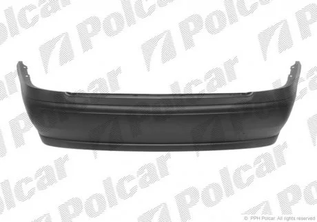 Бампер задній ALBEA, 04.06- Polcar 300796