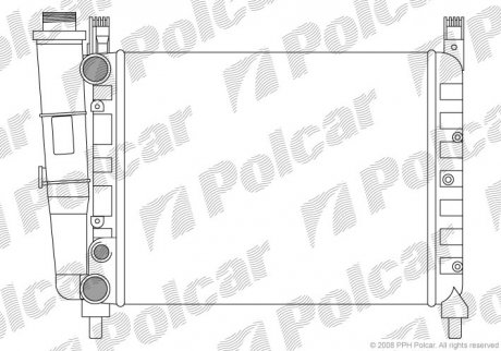 Радіатор охолодження Polcar 3016085 (фото 1)