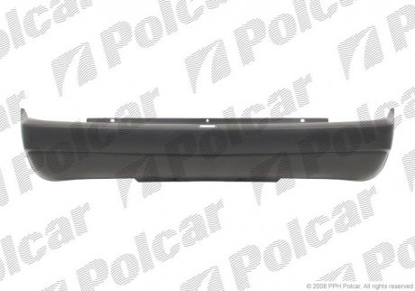 Бампер задній FIAT UNO, -8/89 Polcar 301696