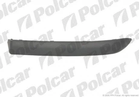 Молдинг бампера FIAT PUNTO II 99- 5D Polcar 30220717