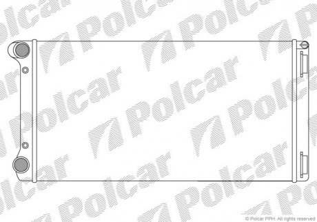 Радіатор двигуна Polcar 302208A2