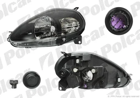 Фара основна | PUNTO GRANDE, 06- Polcar 3024095E