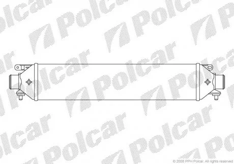 Радіатор повітря (інтеркулер) Polcar 3024J8-3