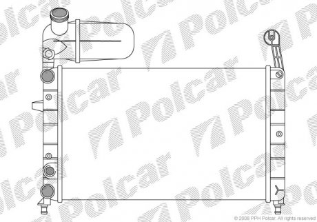 Радіатор охолодження Polcar 3026081 (фото 1)