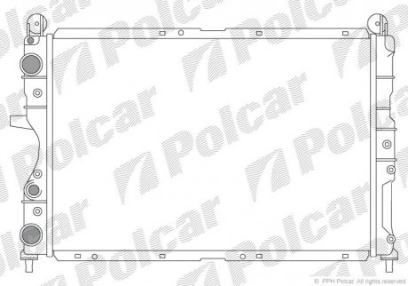 Радіатор охолодження Polcar 3026083 (фото 1)