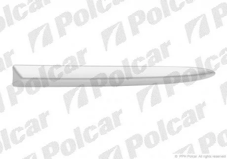 Молдинг бампера 500, 03.07- Polcar 30350711