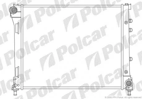 Радіатор охолодження Polcar 303508A2
