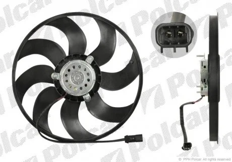Вентилятор без кожуха FIAT 500, 07- Polcar 303523U2