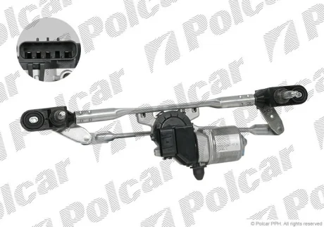 Механізм склоочисника з двигуном Polcar 3035ZWP1