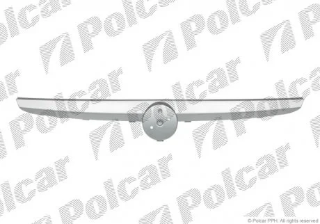 Накладка решітки PUNTO EVO 09.09- Polcar 3036054