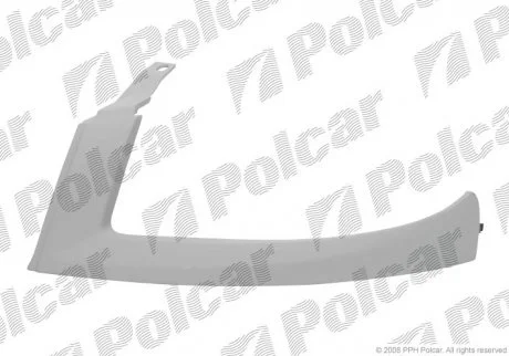 Накладка під фару (вія) DOBLO, 06-10 Polcar 3041062